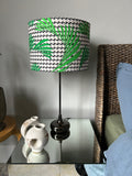 Double-sided ‘Caribbean Sunset’ multicoloured Ankara print lampshade