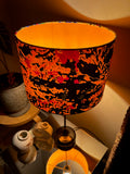 Double-sided ‘Never Mind The Pollocks’ multicoloured Ankara print lampshade