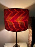 Double-sided ‘Ring Of Fire’ Ankara print lampshade