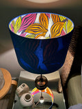 Double-sided ‘The Light(n)ing Seeds’ Ankara print lampshade