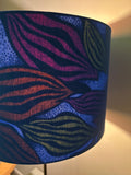 Double-sided ‘The Light(n)ing Seeds’ Ankara print lampshade