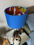 Double-sided ‘The Light(n)ing Seeds’ Ankara print lampshade