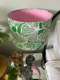 double-sided ‘gingko paradise’ ankara print lampshade