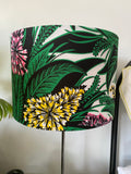 double-sided ‘buddleja’ ankara print lampshade